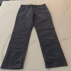 J.Crew “Broken In” Chino Pants Bluish Grey W 30, L 34